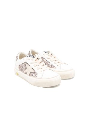 sneakers in pelle bianco GOLDEN GOOSE KIDS | GYF00715F00532111694